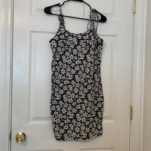 Flowered mini dress